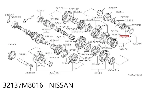  32137M8016 Nissan/Infiniti