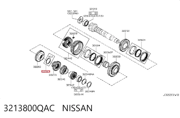  3213800QAC Nissan/Infiniti