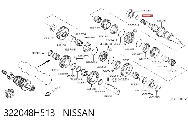  322048H513 Nissan/Infiniti