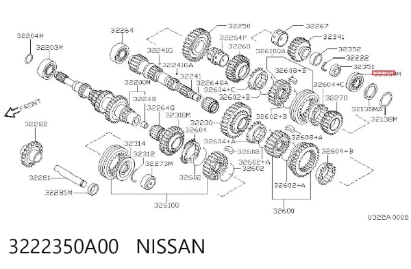  3222350A00 Nissan/Infiniti