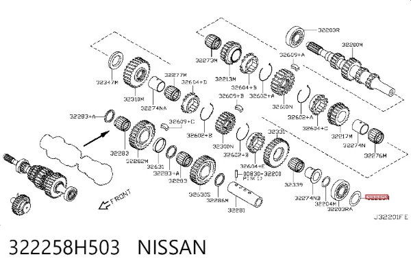  322258H503 Nissan/Infiniti