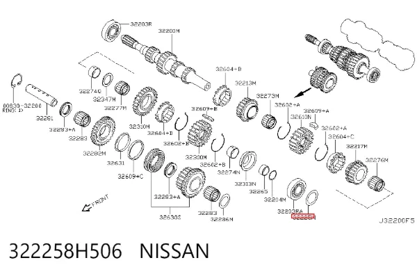  322258H506 Nissan/Infiniti