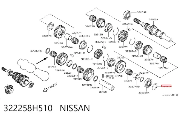  322258H510 Nissan/Infiniti