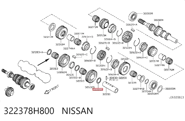  322378H800 Nissan/Infiniti