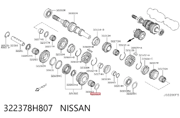  322378H807 Nissan/Infiniti