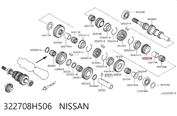  322708H506 Nissan/Infiniti