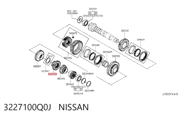  3227100Q0J Nissan/Infiniti