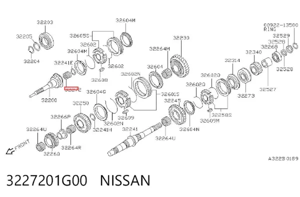  3227201G00 Nissan/Infiniti