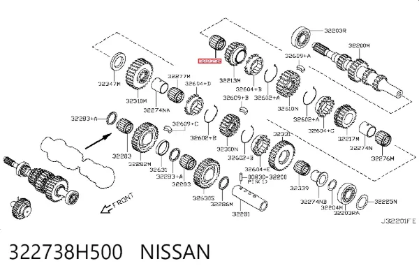  322738H500 Nissan/Infiniti