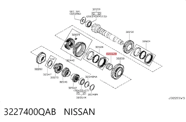  3227400QAB Nissan/Infiniti