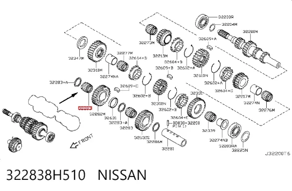  322838H510 Nissan/Infiniti