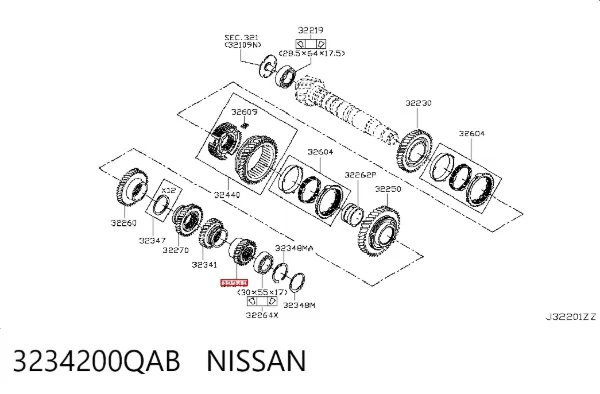  3234200QAB Nissan/Infiniti