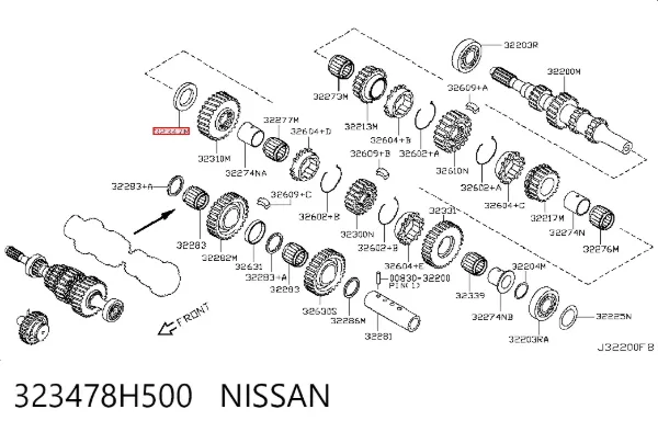  323478H500 Nissan/Infiniti