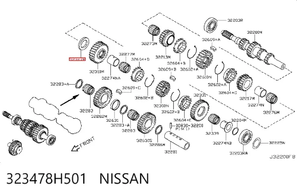  323478H501 Nissan/Infiniti