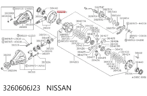  3260606J23 Nissan/Infiniti