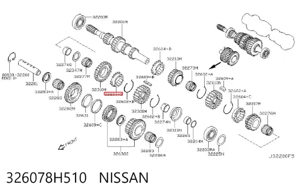  326078H510 Nissan/Infiniti