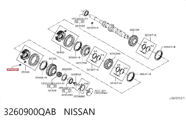  3260900QAB Nissan/Infiniti
