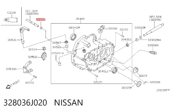  328036J020 Nissan/Infiniti