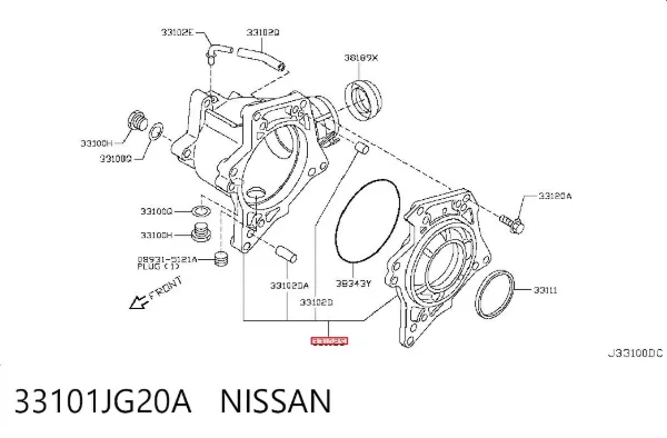  33101JG20A Nissan/Infiniti