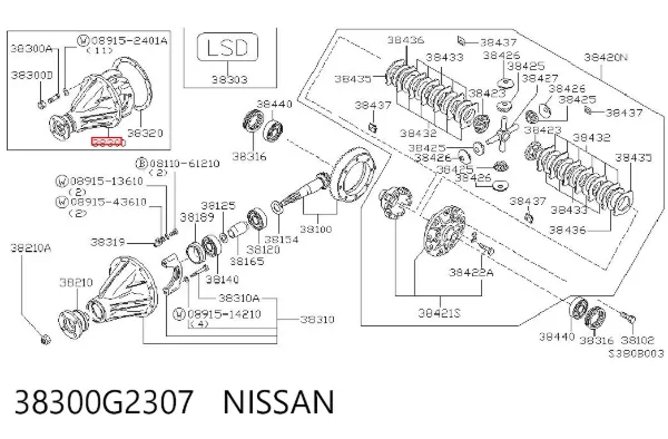  38300G2307 Nissan/Infiniti