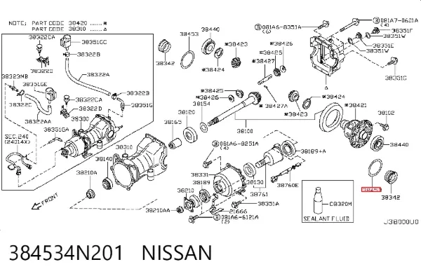  384534N201 Nissan/Infiniti