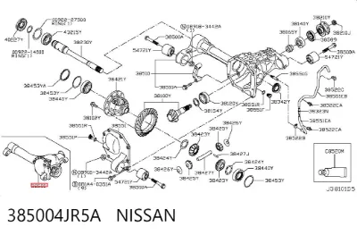 Reductor delantero NISSAN 385004JR5A