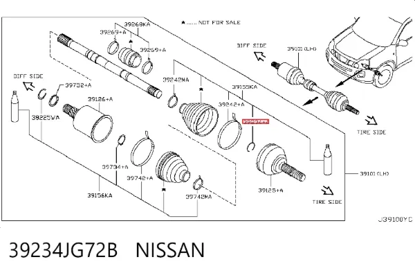  39234JG72B Nissan/Infiniti