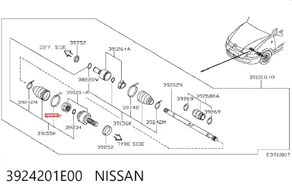  3924201E00 Nissan/Infiniti