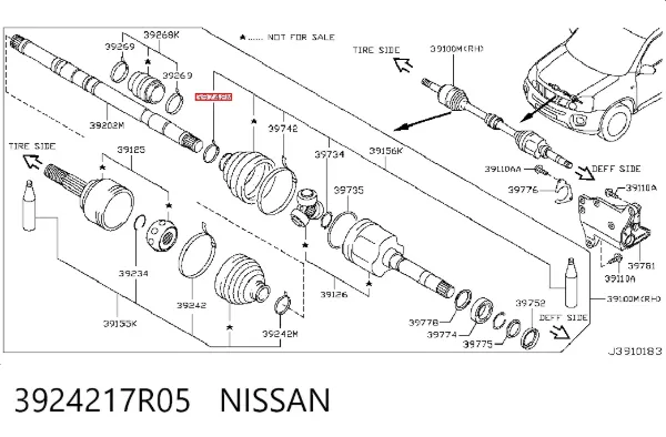  3924217R05 Nissan/Infiniti