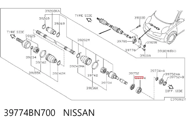  39774BN700 Nissan/Infiniti