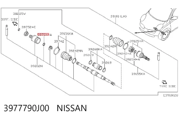  3977790J00 Nissan/Infiniti