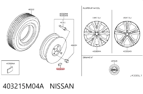  403215M04A Nissan/Infiniti
