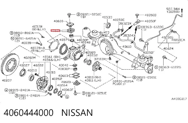  4060444000 Nissan/Infiniti
