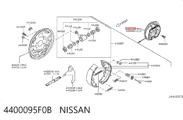  4400095F0B Nissan/Infiniti