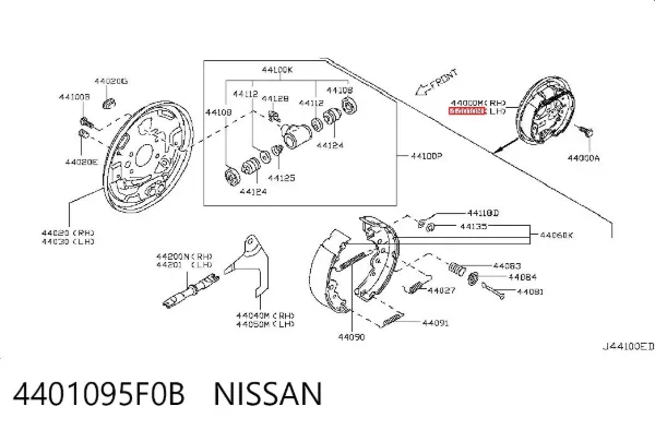  4401095F0B Nissan/Infiniti