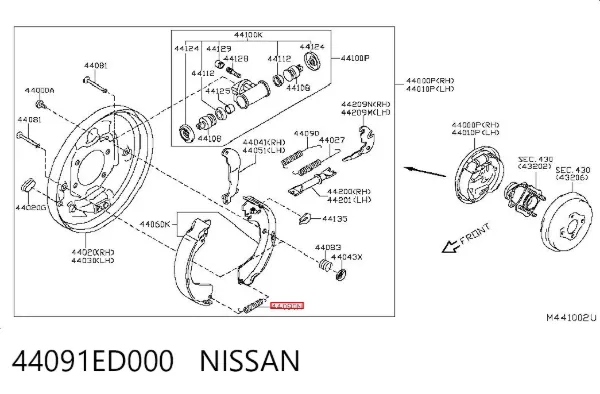  44091ED000 Nissan/Infiniti