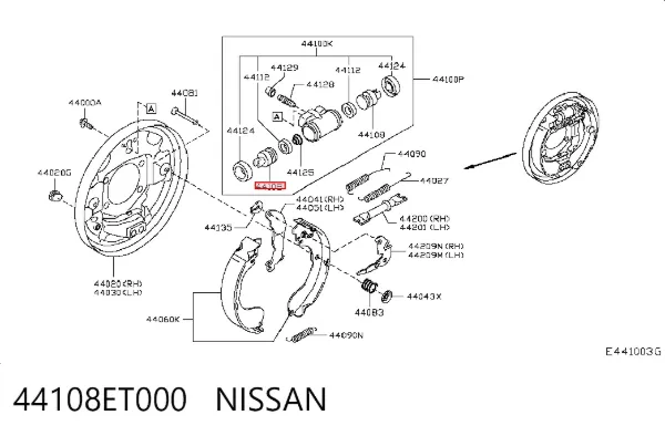  44108ET000 Nissan/Infiniti