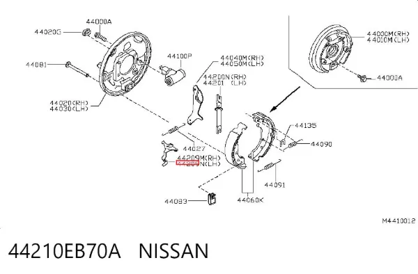  44210EB70A Nissan/Infiniti
