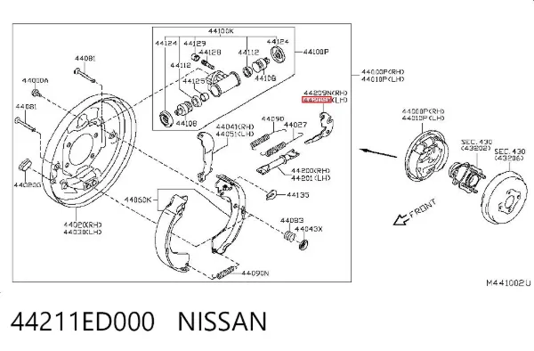  44211ED000 Nissan/Infiniti