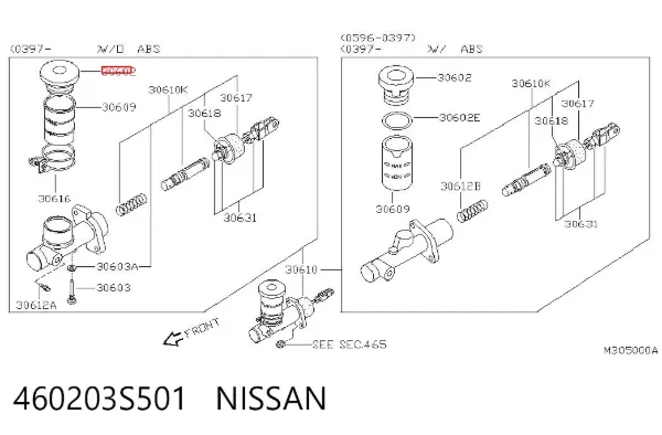  460203S501 Nissan/Infiniti