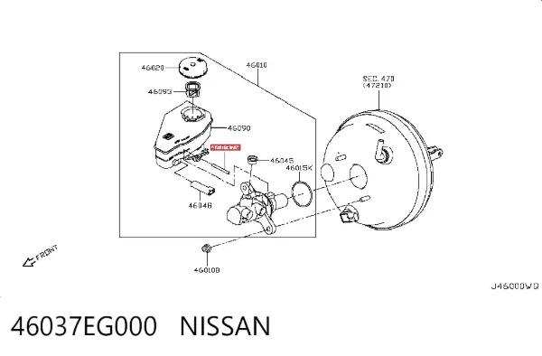 46037EG000 Nissan/Infiniti