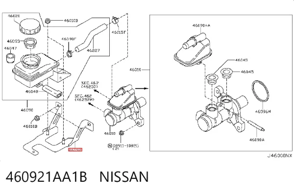  460921AA1B Nissan/Infiniti