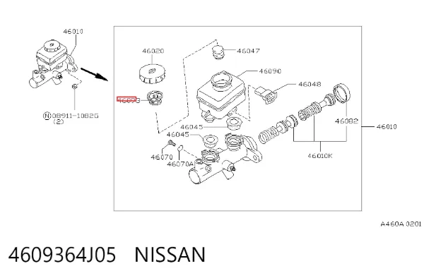  4609364J05 Nissan/Infiniti