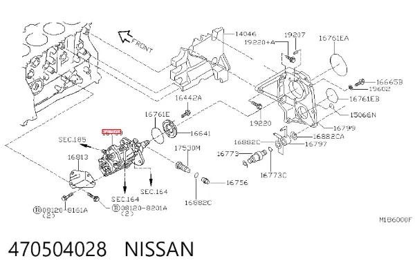 Bomba inyectora 470504028 Nissan/Infiniti