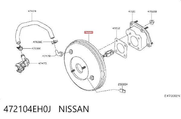 Servofreno Nissan Qashqai II