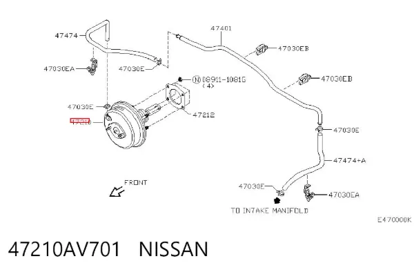 Servofreno Nissan Primera P12