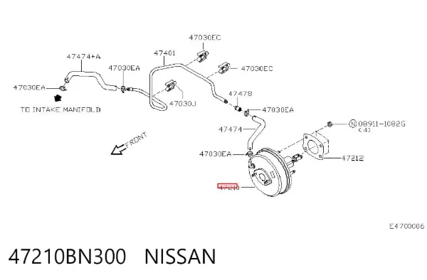 Servofreno 47210BN300 Nissan/Infiniti