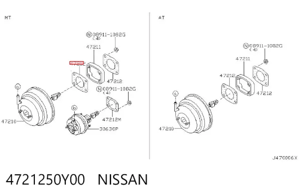  4721250Y00 Nissan/Infiniti