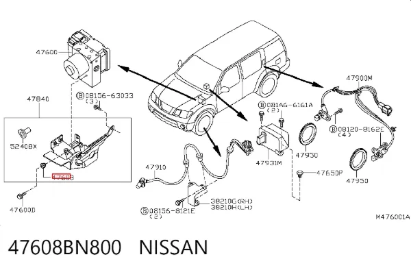  47608BN800 Nissan/Infiniti