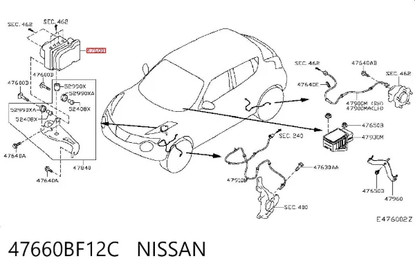 Módulo ABS Nissan JUKE JPN